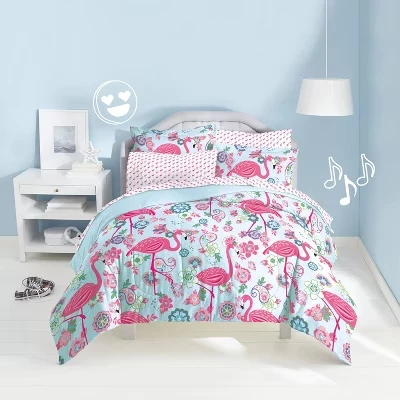 Мини-кровать Twin Flamingo в чехле -
