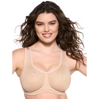 Спортивный бюстгальтер Paramour by Women's Body X на косточках теплый нейтральный