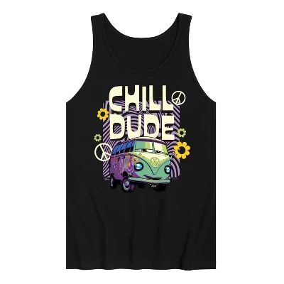 Мужская майка с графическим принтом Filmore Chill Dude, черная