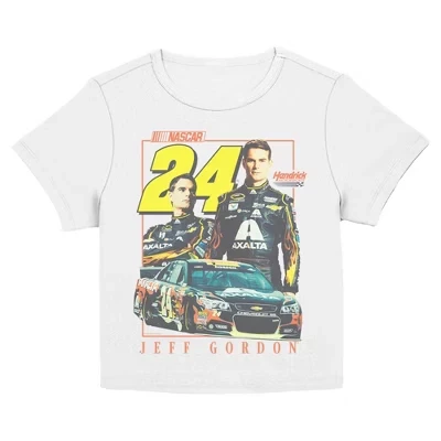Женская классическая футболка Jeff Gordon Racing для юниоров egret
