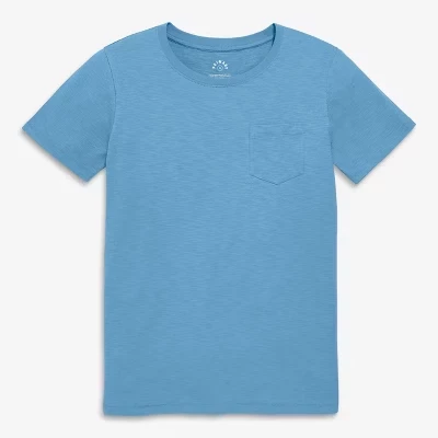 Футболка унисекс Primary Slub Pocket, васильковая