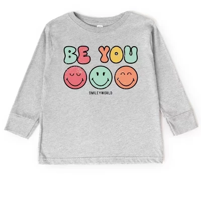 Футболка с длинным рукавом SmileyWorld Be You Groovy для малышей