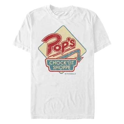 Мужская футболка Pop's Shoppe белого цвета