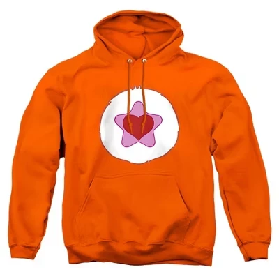 Мужская толстовка Cousins Proud Heart Cat с капюшоном на животе оранжевого цвета