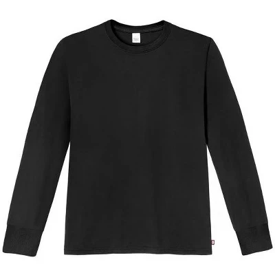 Мужская футболка City Threads, лонгслив, черная
