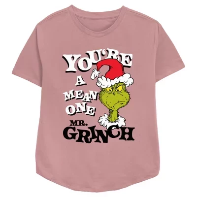 Женская футболка The Grinch «Ты злой», лиловая