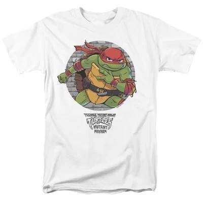 Мужская футболка : Mutant Mayhem Raph Pose, белая