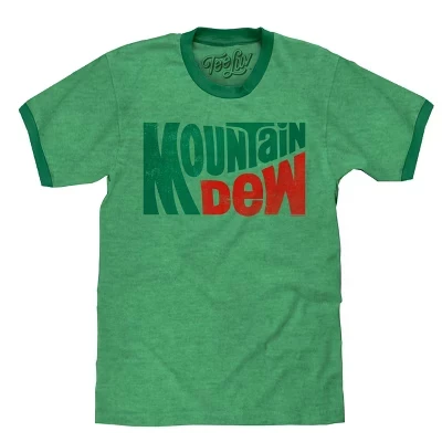 Мужская футболка TEE LUV Mountain Dew, зеленая