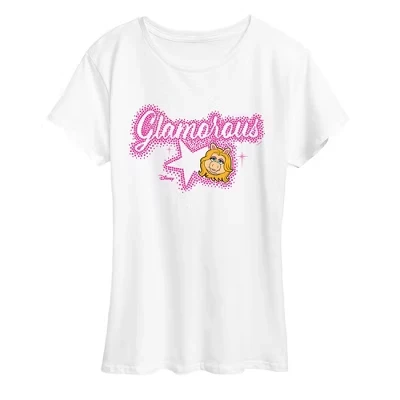 Женская футболка The Muppets Miss Piggy Glamorous, белая