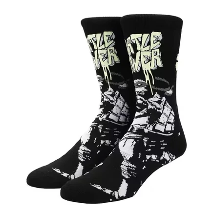 Мужские носки Teenage Mutant Ninja Turtles UV, черные