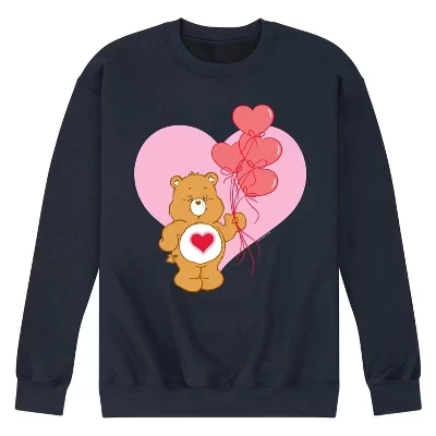 Мужской флисовый свитшот Care Bears «Нежное сердце», синий