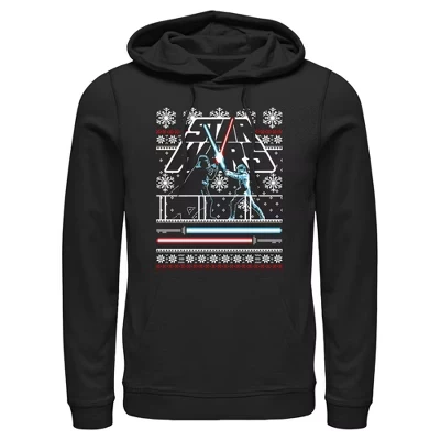 Мужская толстовка с капюшоном A New Hope Saber Ugly Christmas Pull Over черный
