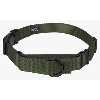 Ошейник Country Brook Petz Martingale нейлоновый, оливковый