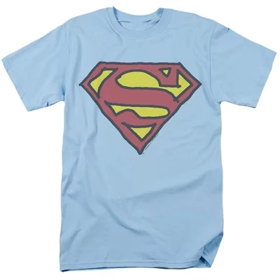Мужская футболка Superman «Символ надежды», голубая
