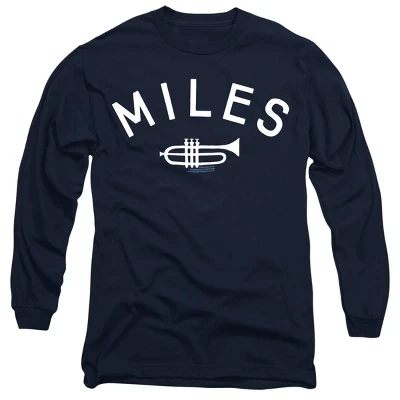 Мужской лонгслив Miles Davis Miles, синий