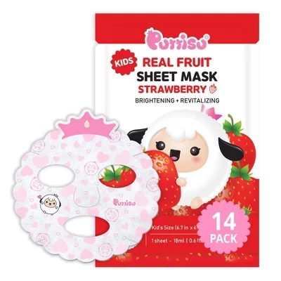 Маска для лица Real Fruit Kids с клубникой