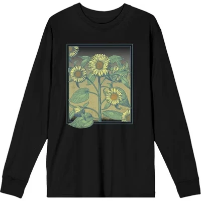 Мужской лонгслив Bioworld Sunflower Frame, черный