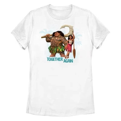 Женская футболка Moana 2 Together Again, белая