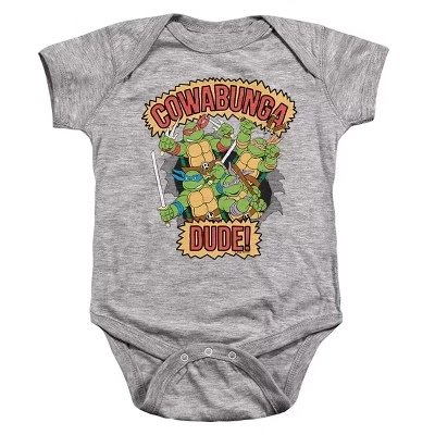 Детское боди TMNT Cowabunga Dude для новорожденных, спортивное вересковое