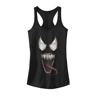 Женская майка Marvel Venom Tongue Racerback, черная