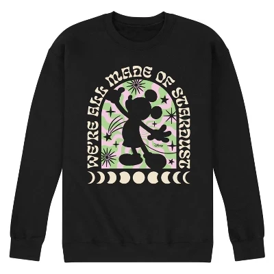 Мужская толстовка из флиса с рисунком Stardust Graphic черного цвета.