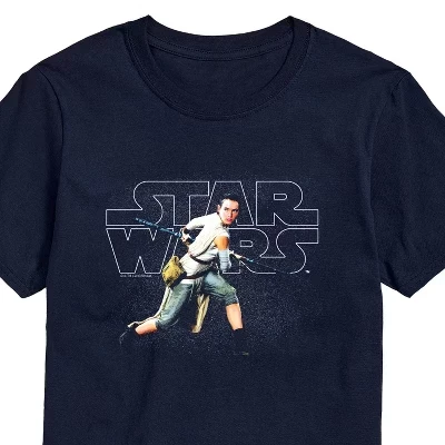 Мужская футболка Star Wars Rey Logo, синяя
