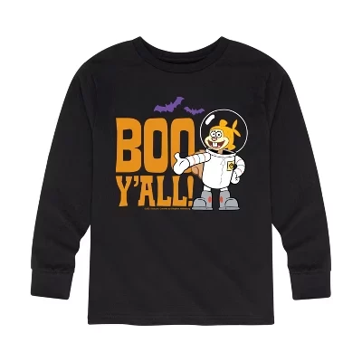 Черная футболка с длинным рукавом и рисунком Sandy Boo Y'all