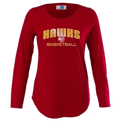 Женская футболка NBA Atlanta Hawks с длинным рукавом