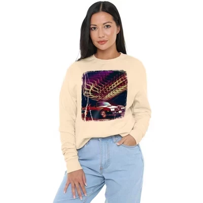 Женская толстовка Pontiac Firebird 77 Crew Sweatshirt stone
