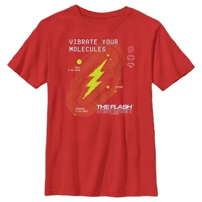 Футболка для мальчиков DC Comics The Flash, красная