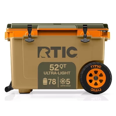 Кулер RTIC Outdoors Ultra-Light 49 л на колесах, trailblazer