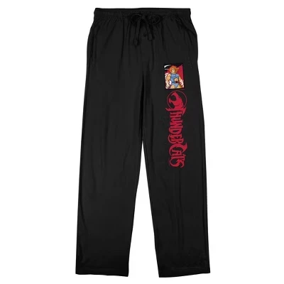 Пижамные брюки для сна Thundercats Lion-O Adult Black черные