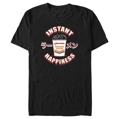 Мужская футболка Maruchan Instant Happiness, черная