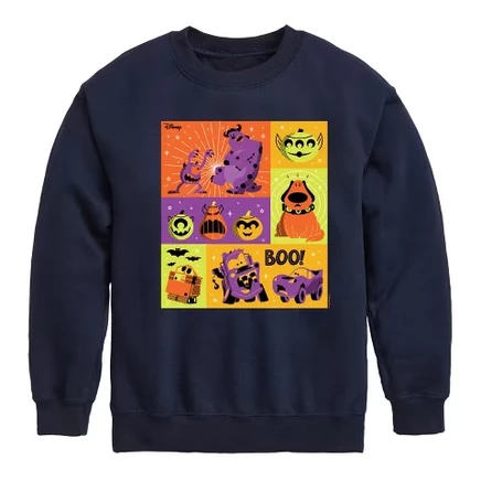 Толстовка для мальчиков Disney Halloween Movie Grid, синяя
