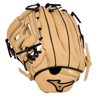 Детская бейсбольная перчатка Mizuno Prospect Parashock 11,5″, песочная
