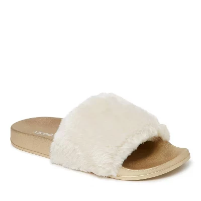 Женские сандалии Dearfoams EcoCozy, кремовые
