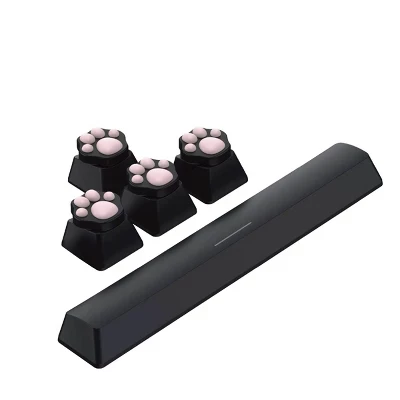Набор колпачков для клавиатуры North «Cute paw print», с принтом лапки, из ПВХ