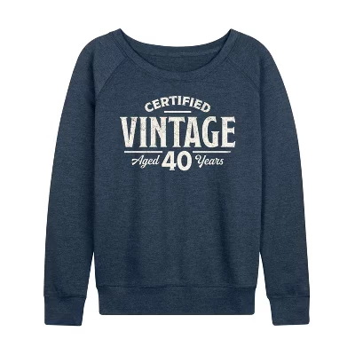 Женский лонгслив Instant Message Vintage 40, синий меланж