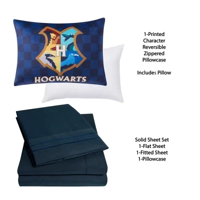 Детская подушка Harry Potter Hogwarts с дополнительным набором плотных простыней
