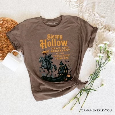 Унисекс футболка OrnamentallyYou Sleepy Hollow, коричневая
