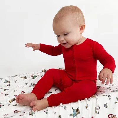 Детская футболка-трансформер Winterberry Red Bamboo красного цвета
