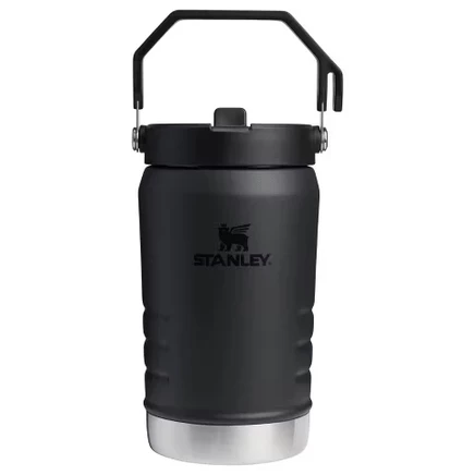 Кувшин Stanley из нержавеющей стали IceFlow Flip Straw 2.0 объемом 40 жидких унций - черный
