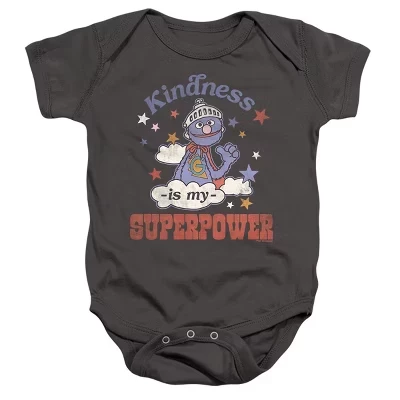 Боди для младенцев Sesame Street Grover, графитовое