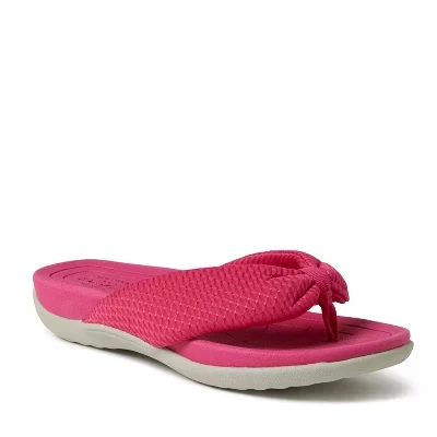 Женские вьетнамки Dearfoams с амортизацией, розовые