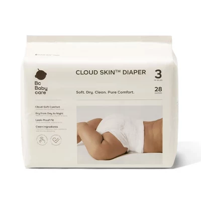Подгузники bc babycare CLOUD SKIN, гипоаллергенные, 28 шт
