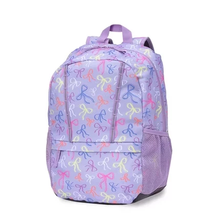 colorful bows/purple