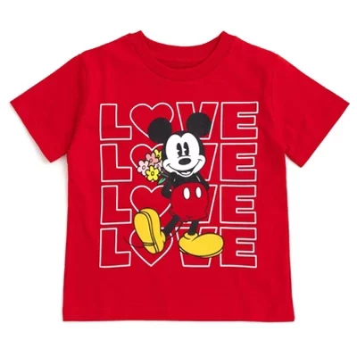 Детская футболка Disney Микки Маус, любовь