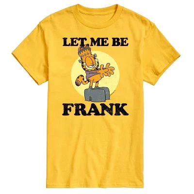 Мужская футболка Garfield «Буду Фрэнком», желтая