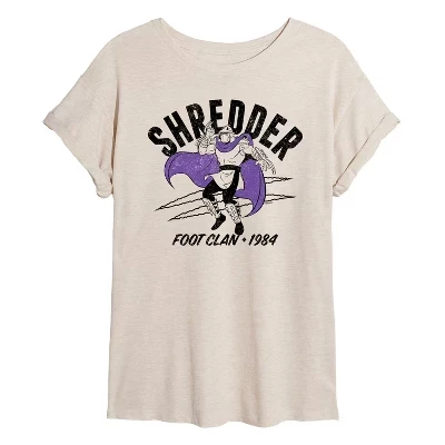Женская футболка с объемным рисунком Shredder Foot Clan birch