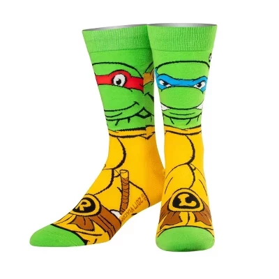 , Nickelodeon TMNT Черепашки-ниндзя, Мультфильм 90-х, Забавные носки ретро с 4 черепашками